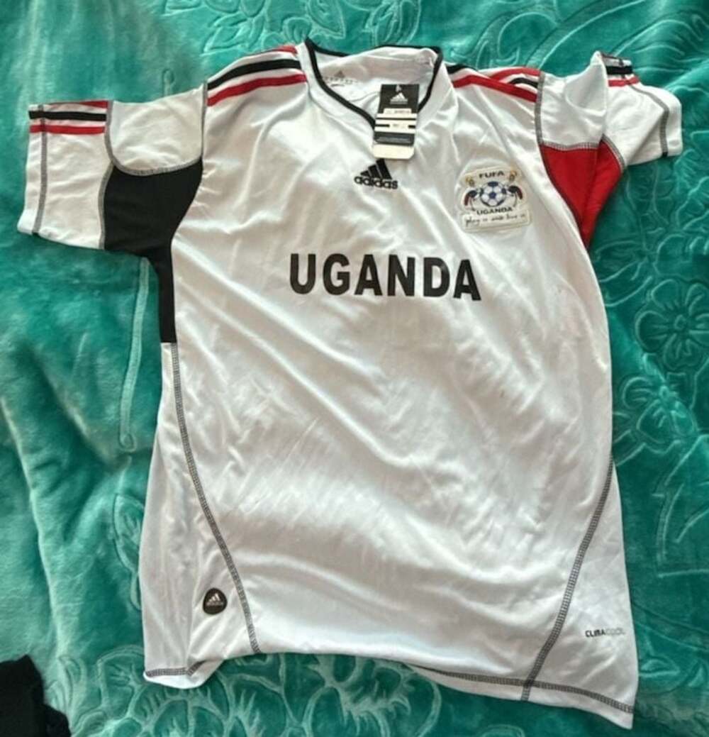 Adidas Uganda FUFA Cranes National Team Climacool Soccer Jersey 2XL